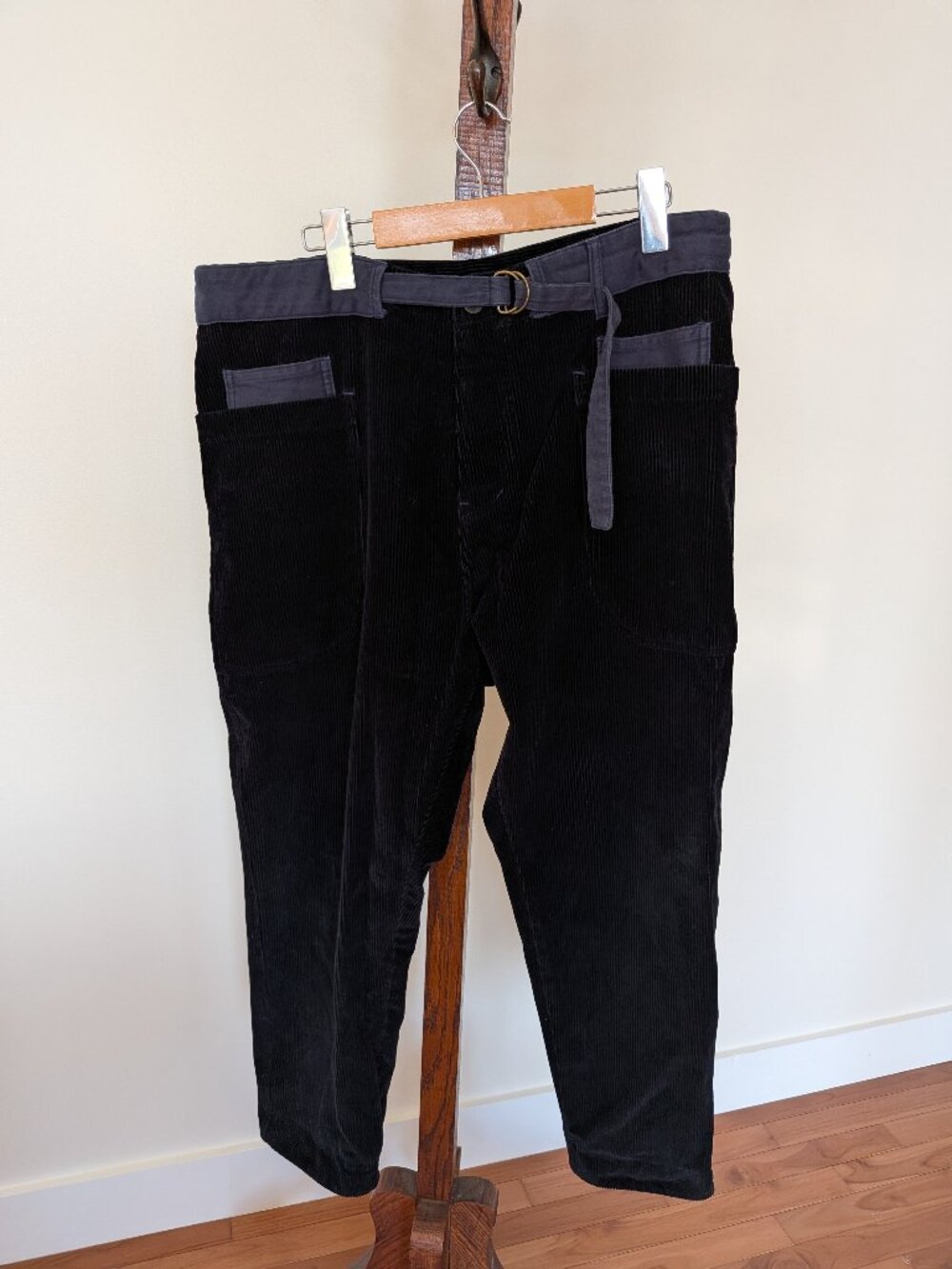 Bleu de Paname Pant de Chauffe Navy Corduroy